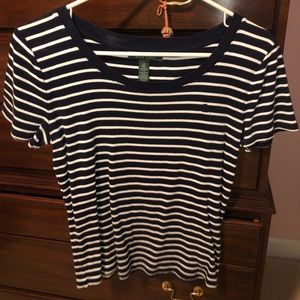 LAUREN by Ralph Lauren Striped Tee